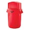 Rubbermaid Commercial 32 gal. Round Trash Can FG263200RED - alternate 3